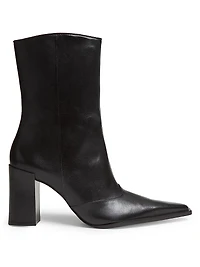 Raffaela 90MM Leather Booties