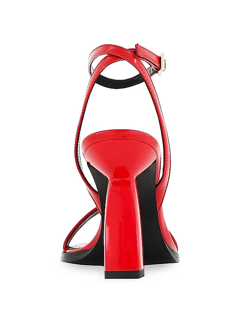 Angel E 90MM Leather Sandals