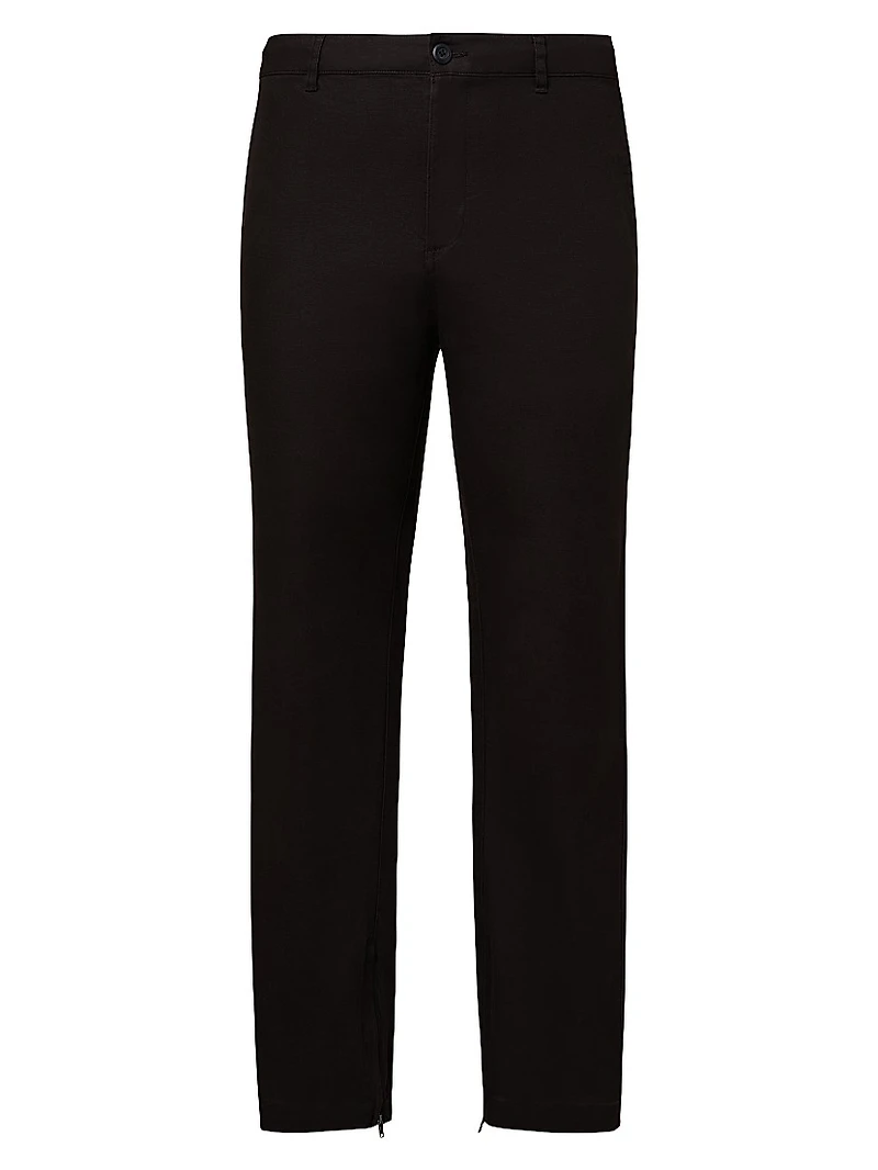 Stretch Cotton-Blend Pants