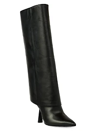 Martine Leather Knee-High Boots