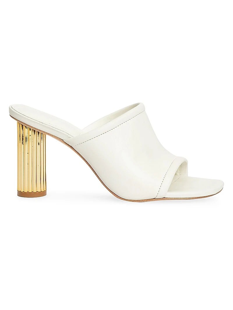 Winston 80MM Leather Mules