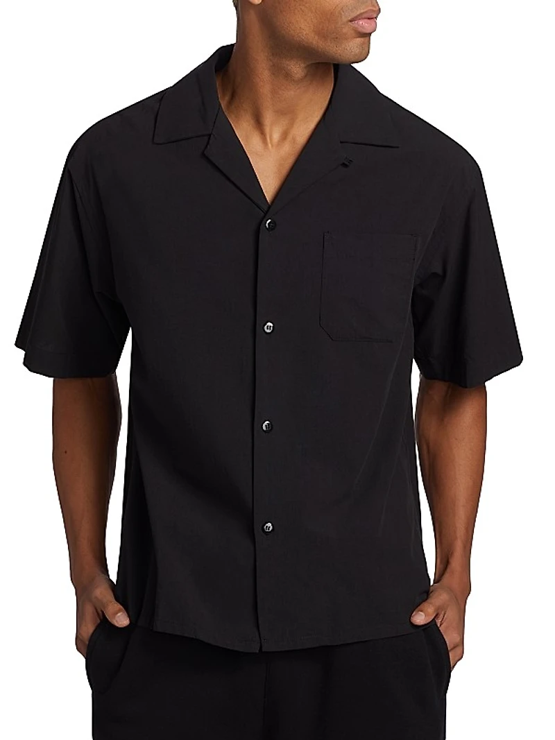 Camp Collar Short-Sleeve Shirt