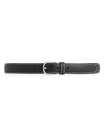 Slim Trouser Leather Belt