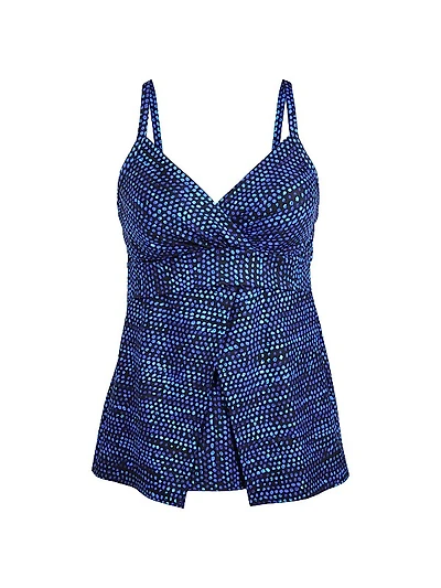 Dot Com Cleo Tankini Top