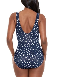 Luminare Cherie Polka Dot One-Piece Swimsuit