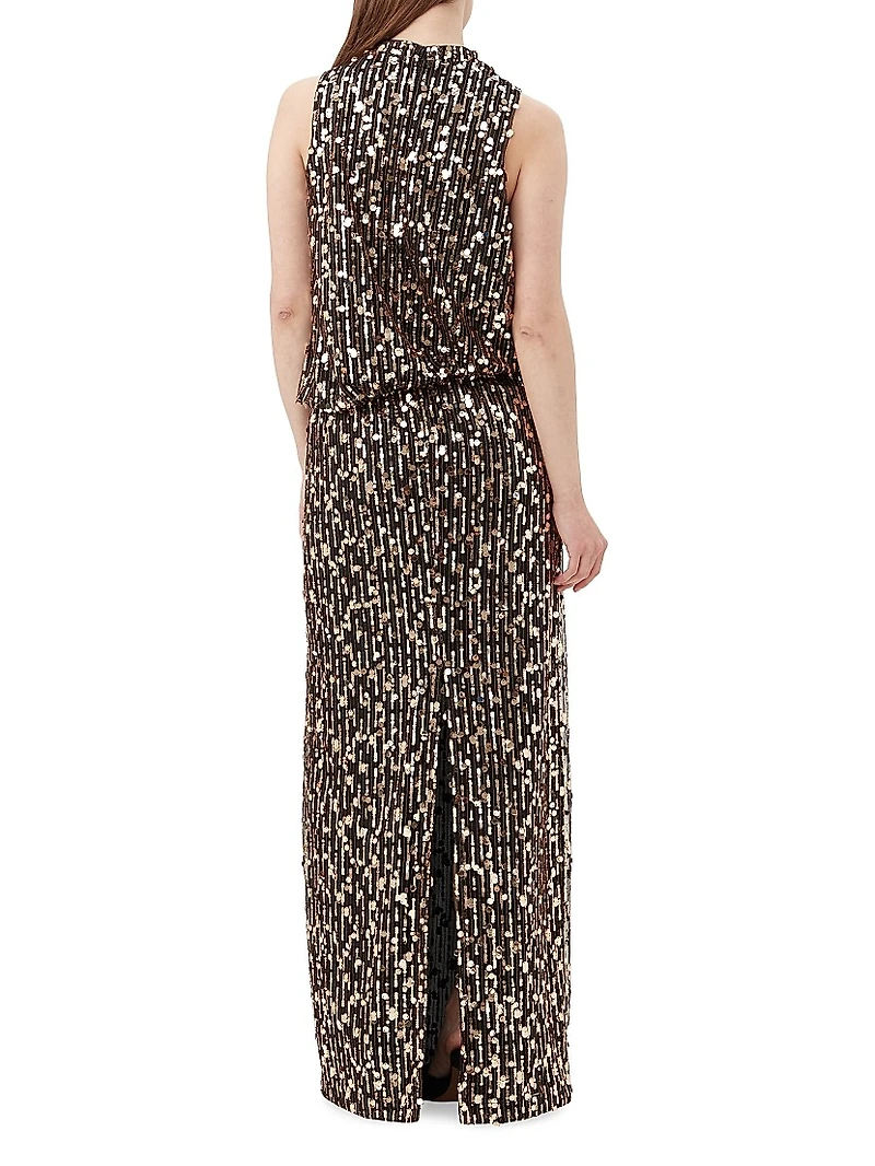 Lenaya Sequined Maxi Dress
