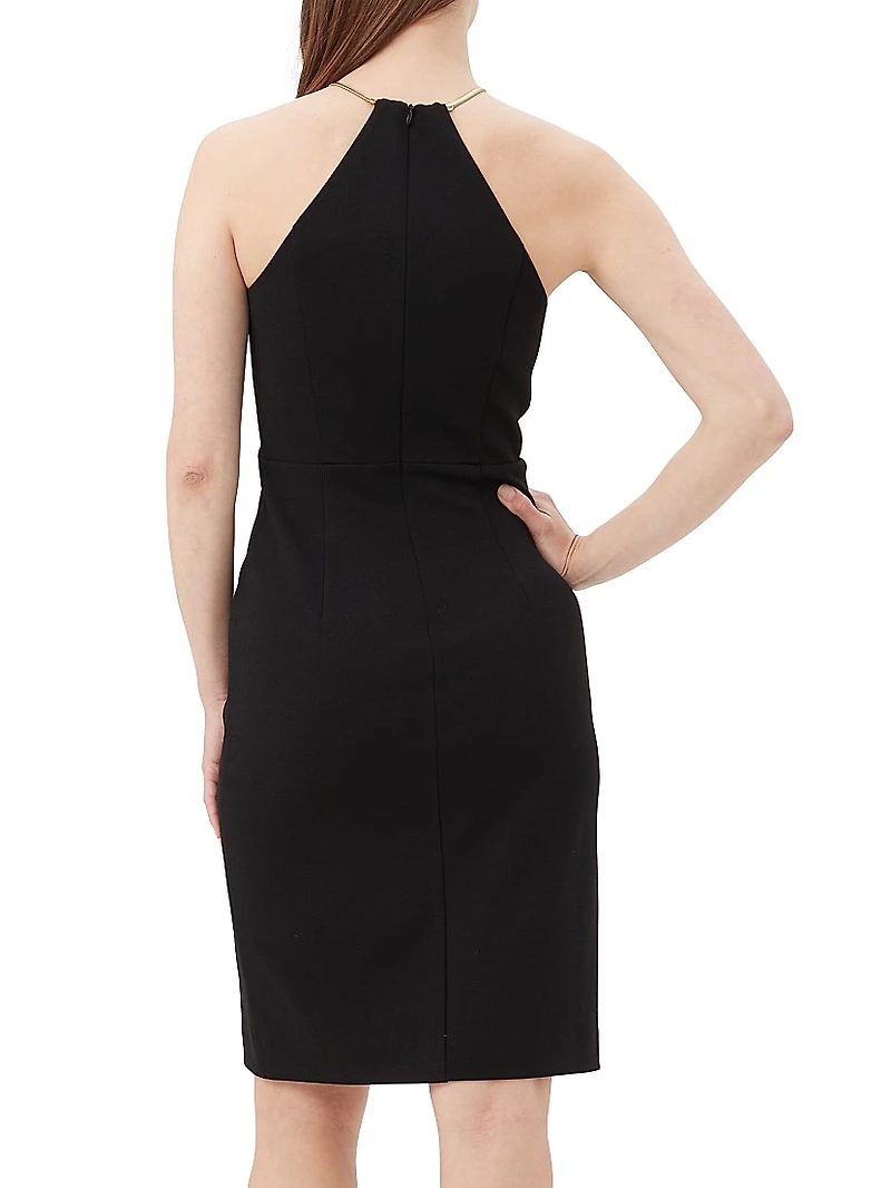 Sora Sleeveless Halterneck Minidress