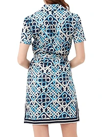 Annabel Printed Shirtdress