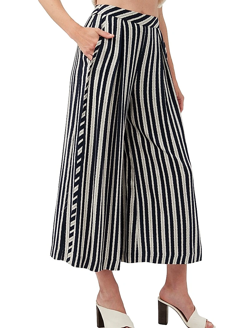 Seabay Striped Culotte Pants