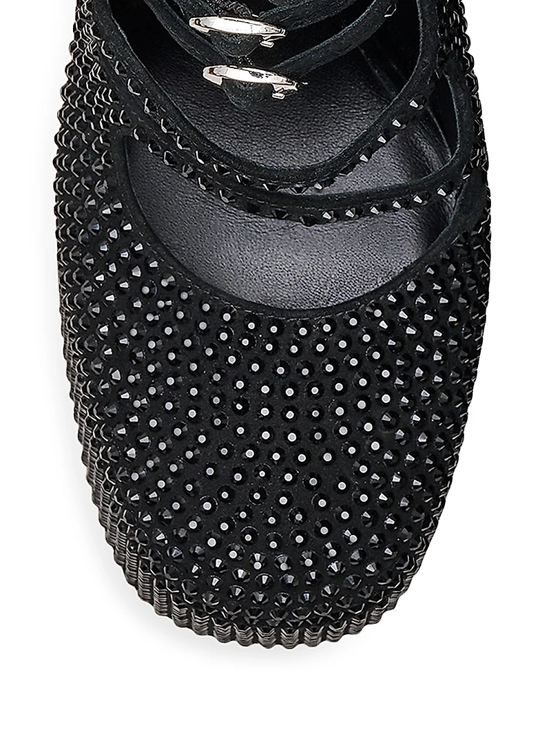 160MM The Rhinestone Kiki Ankle Boots