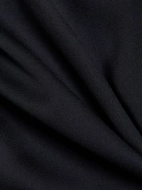 Myra Asymmetric Pleated Satin Jumpsuit