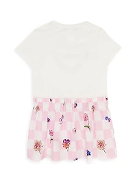 Little Girl's & Girl's Heart Logo T-Shirt Dress