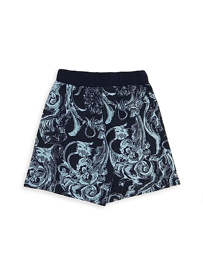 Little Boy's & Boy's Barocco Fleece Shorts