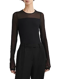 Luca Semi-Sheer Top