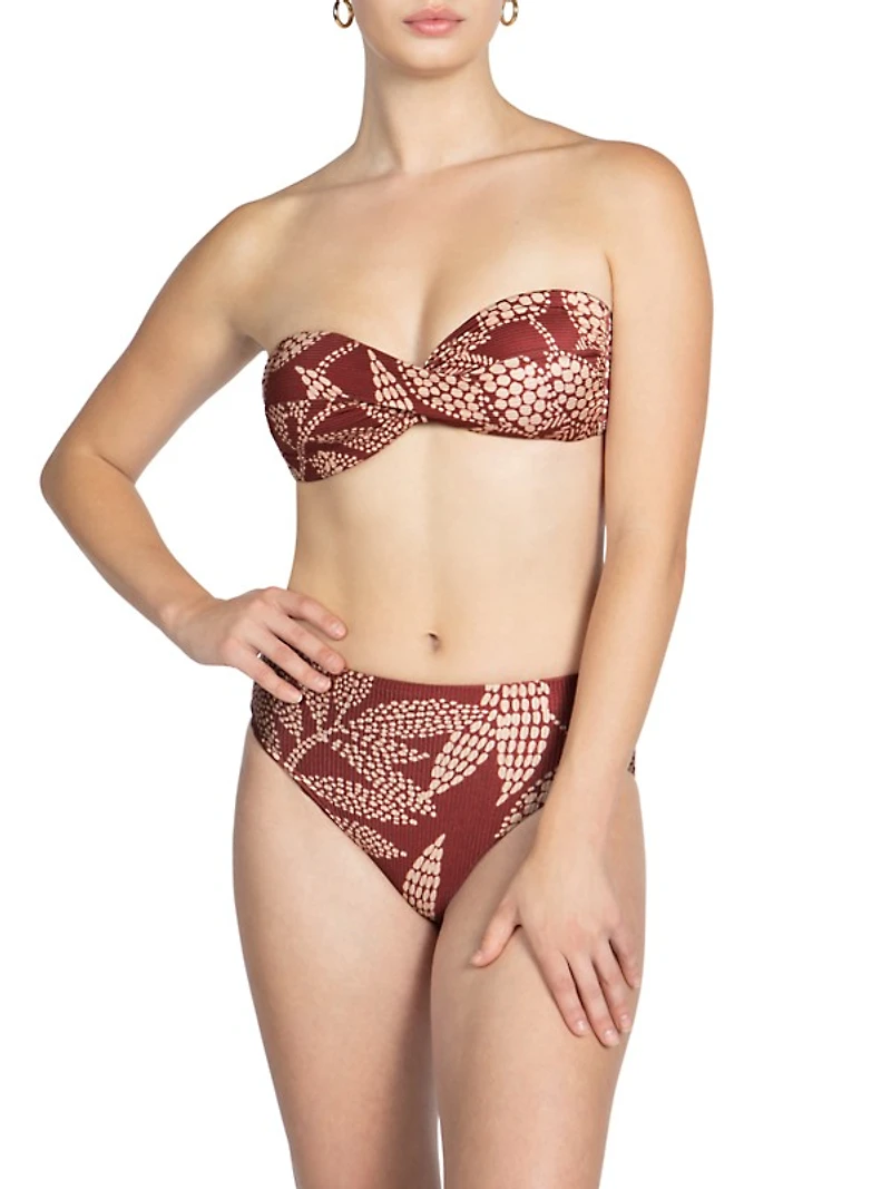 Romy High-Waist Bikini Bottom