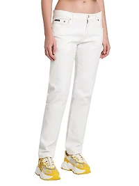 Low-Rise Straight Jeans