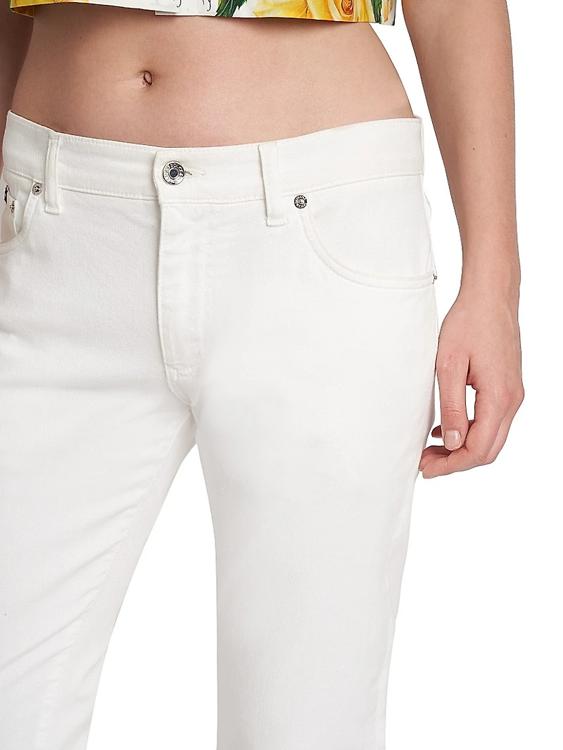 Low-Rise Straight Jeans