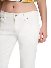 Low-Rise Straight Jeans