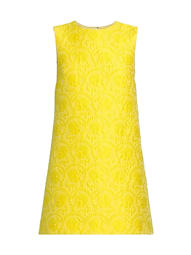 Floral Embroidered Shift Dress