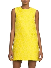 Floral Embroidered Shift Dress