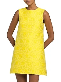 Floral Embroidered Shift Dress