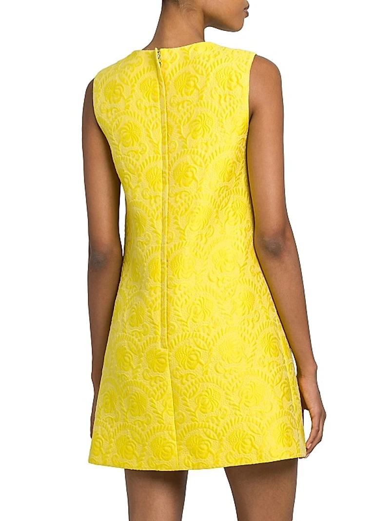 Floral Embroidered Shift Dress