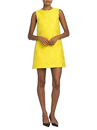 Floral Embroidered Shift Dress