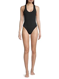Ava Scoopneck One-Piece Swimsuit
