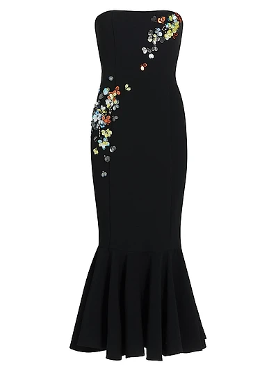 Juniper Strapless Paillette Strapless Dress