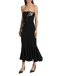 Juniper Strapless Paillette Strapless Dress