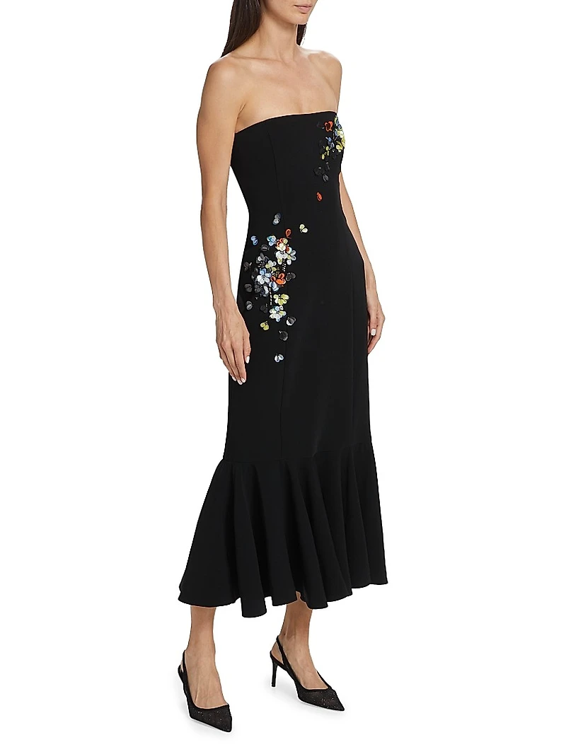 Juniper Strapless Paillette Strapless Dress