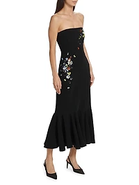 Juniper Strapless Paillette Strapless Dress