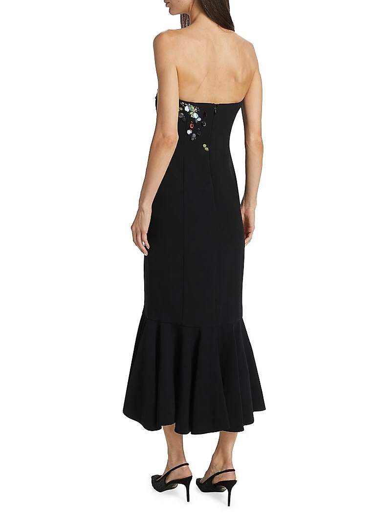 Juniper Strapless Paillette Strapless Dress