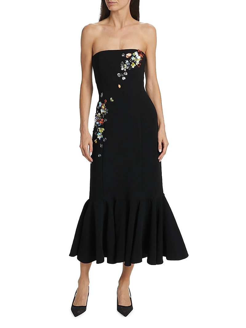 Juniper Strapless Paillette Strapless Dress