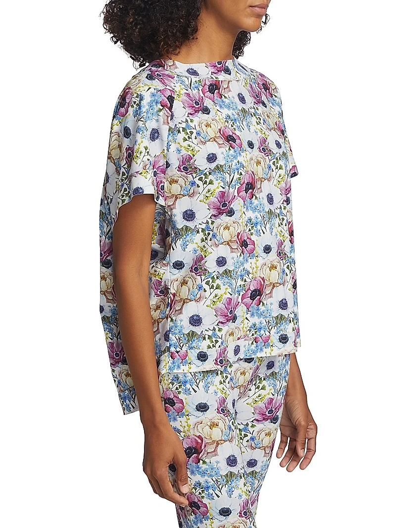 Gretchen Floral Jersey Tee