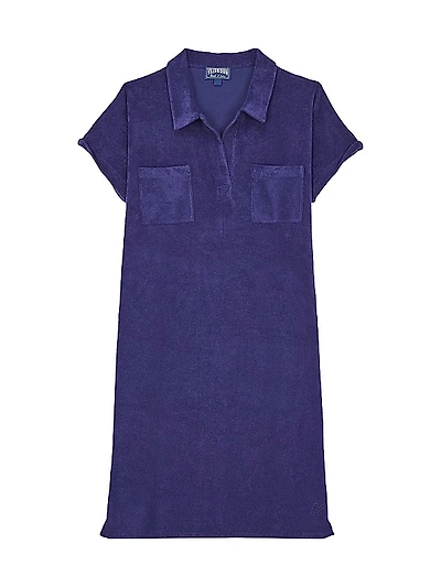 Louve Terry Polo Minidress