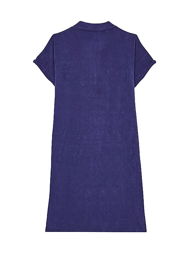 Louve Terry Polo Minidress