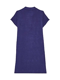 Louve Terry Polo Minidress
