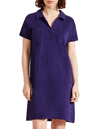 Louve Terry Polo Minidress