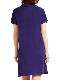 Louve Terry Polo Minidress