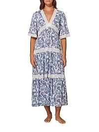 Lou Lace-Trimmed Maxi Dress