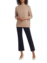 Tweed Wool-Alpaca Blend Sweater