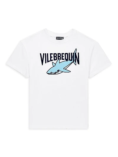 Little Boy's & Boy's Logo Shark T-Shirt
