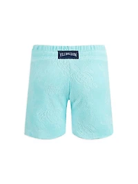 Little Boy's & Terry Cloth Jacquard Shorts