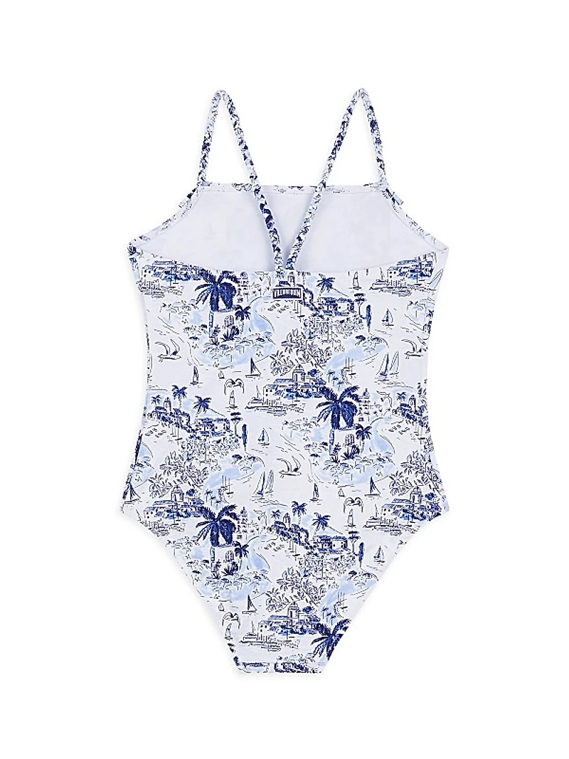 Little Girl's & Girl's Riviera One-Piece Swimsuit