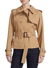 Corday Stretch-Cotton Double-Breasted Jacket