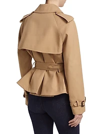 Corday Stretch-Cotton Double-Breasted Jacket