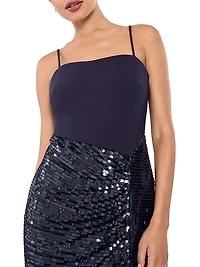 Gigi Sequin-Embellished Gown