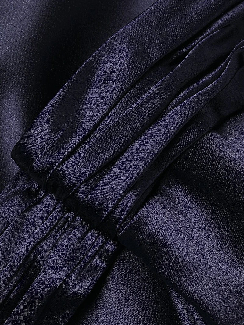 Paz Strapless Satin Minidress