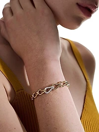 Surf 14K Yellow Gold & 0.44 TCW Diamond Bracelet